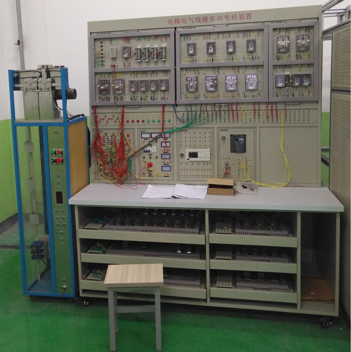 電梯電氣線路實訓考核裝置,電梯電氣控制實驗臺--上海振霖公司