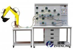 挖掘機(jī)透明液壓PLC控制實(shí)訓(xùn)裝置,透明液壓PLC控制實(shí)訓(xùn)裝置--上海振霖公司