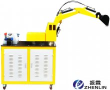 挖掘機(jī)液壓系統(tǒng)與PLC控制實(shí)訓(xùn)裝置,挖掘機(jī)液壓PLC實(shí)訓(xùn)臺(tái)--上海振霖公司