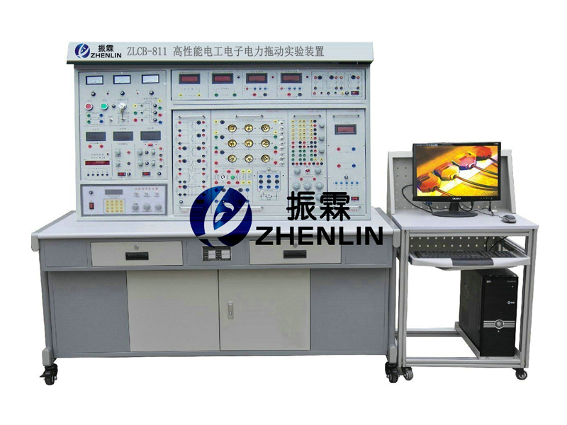 這一款是上海振霖教學設(shè)備公司生產(chǎn)的ZLCB-811型電工電子實驗臺。