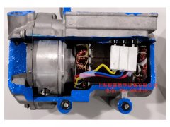 電動空調(diào)壓縮機(jī)與PTC加熱模塊結(jié)構(gòu)展示教學(xué)裝置,PTC加熱模塊--上海振霖公司